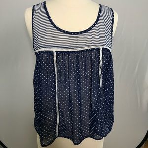 Olsenboye sheer tank, EUC sz L